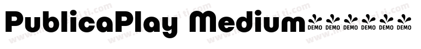 PublicaPlay Medium字体转换